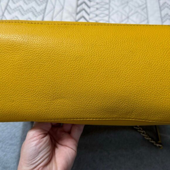KATE SPADE YELLOW/GOLD Jordyn handbag, Pebbled leather - Picture 10 of 10